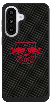Produktbild von NIVOCASE Handyhülle für Samsung Galaxy A57 5G  Hülle NIVOpure Case Schwarz Carbon Offizielles Lizenzprodukt RB Leipzig