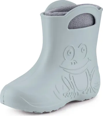 Produktbild von Ladeheid Eva Kinder Jungen Mädchen Gummistiefel Regenschuhe gefüttert LA-CA-03 (Grau, 32/33 EU)