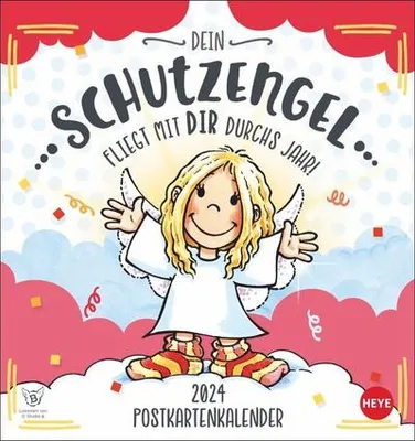 Produktbild von Schutzengel Postkartenkalender 2024