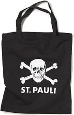 Immagine prodotto di St. Pauli - Totenkopf, borsa in tessuto nera