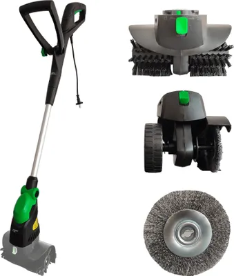 Produktbild von Unkrautfuchs Reinigungsbürsten-Set Unkrautbürste UB600, 600 Watt, elektrische, Fugen- & Bürstenaufsatz, Unkrautbekämpfung, Unkrautfuchs, Ver. Aufsätze, 600 W, Anwendung versch. Oberflächen, Unkrautbekämpfung