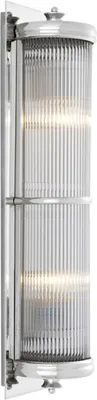 Image de Casa Padrino Luxe Applique murale de salon Argent 13 x 11 x H. 52 cm - Collection de luxe