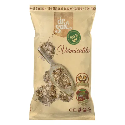 Image de Dr.Soil Vermiculite pour la minéralisation des sols pauvres en éléments nutritifs en sachet de 1L