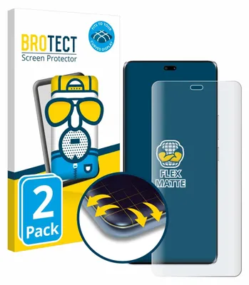 Produktbild von 2x BROTECT Fullscreen Schutzfolie für Honor Magic 7 Lite Displayschutz Folie Fullcover Matt Entspiegelungsfolie