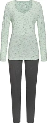 Produktbild von Vivance Dreams Pyjama 2 -teilig grün-meliert Größe 32/34