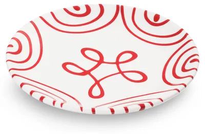 Image de Gmundner Keramik Rotgeflammt, Soucoupe Cup (Ø 15cm)