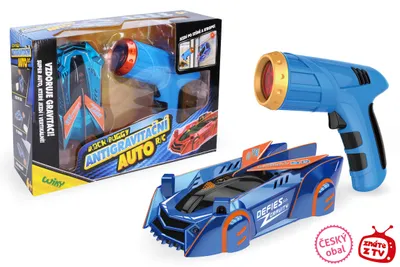 Obrázok produktu pre Rock Buggy Antigravitačné RC auto s laserom 15 cm modré - české balenie