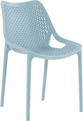 Image de Chaise de restaurant en POLYPROPYLENE BLEU pour Exterieur