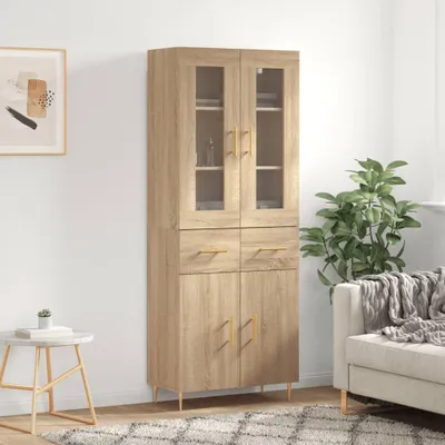 Zdjęcie produktu dla vidaXL Deska wysoka dąb sonoma 69,5x34x180 cm Materiał drewnopochodny