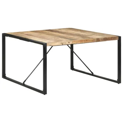 Produktbild von Maison Exclusive - Esstisch 140x140x75 cm Raues Mangoholz