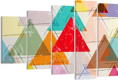 Produktbild von Bild auf Leinwand - Leinwandbild - Abstraktion modern - 150x100cm - Wand Bild - Wanddeko - Leinwanddruck - Bilder - Kunstdruck - Wanddekoration - Leinwand bilder - Wandkunst - EG150x100-3685