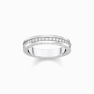 Produktbild von Thomas Sabo TR2254-051-14 Ring Damen Weiße Steine Pavé Sterling-Silber Gr. 58