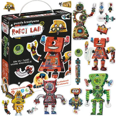 Zdjęcie produktu dla Czuczu Puzzle Kreatywne Robot Lab 3+