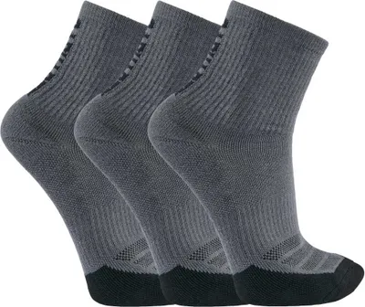 Produktbild von Carhartt FORCE LOGO SHORT CREW SOCK 3 PACK SS9933M, Farbe:carbon heather, Größe:LRG