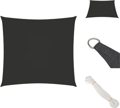 Obrázok produktu pre vidaXL Markíza Oxford square 4x4 m antracitová - Slnečníky a tienidlá