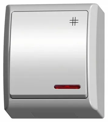 Obrázok produktu pre Ospel ŁNH-4HS/00, Biela, IP44, 250 V, 10 A, 60 mm, 48 mm