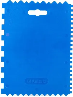 Obrázok produktu pre Univerzálna plastová stierka, zuby, 175 x 130 mm