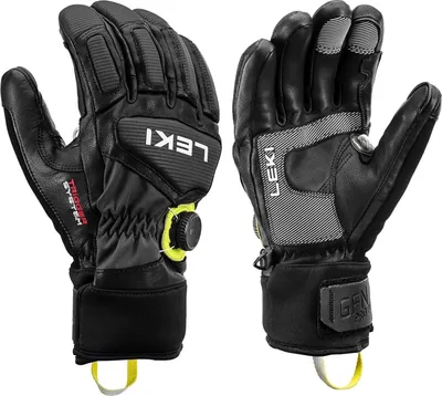 Obrázok produktu pre Leki Griffin Tune 3D Boa Black/Graphite/Ice Lemon 8 Lyžiarske rukavice