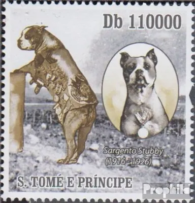Produktbild von Briefmarken Sao Tome e Principe 2009 Mi 4265 (kompl.Ausg.) postfrisch Hunde im Kriegseinsatz