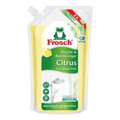 Produktbild von Frosch Dusche & Bad Reiniger Citus 950ml Nachfüller - Gegen Kalk (1er Pack)