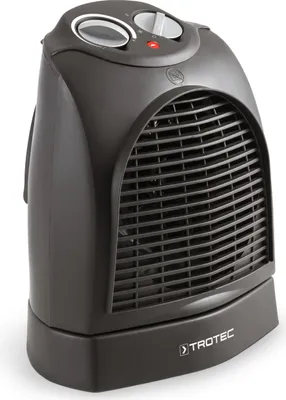 Produktbild von TROTEC Heizlüfter TFH 22 E in der Trendfarbe Mocca mit 90°-Oszillation und Schutzart 2, 2 Heizstufen (max. 2000 W),1 Kaltstufe (Ventilatorfunktion) für Wohnräume, Büros, Werkstätten