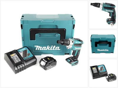Produktbild von Makita DFS 251 RM1J 18 V Li-Ion Trockenbauschrauber Brushless im Makpac mit 1x BL1840 B 4,0 Ah Akku und DC18RC Ladegerät