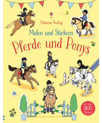 Obrázek produktu pro Malen und Stickern: Pferde und Ponys