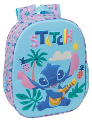 Immagine prodotto di Zaino Safta Stitch 3D 8,64 l blu per bambini, blu, taglia unica