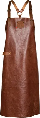 Produktbild von Leder-Latzschürze Classic XL, B 60 x L 89cm, Fb. cognac : cognac : 100% Leder (NA)