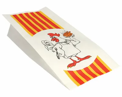 Produktbild von 500x PAPSTAR Grillhähnchen Hähnchenbeutel Papier HDPE-Einlage 28x13x8cm