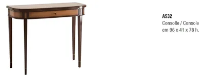 Image de Console en bois Console en bois Table de téléphone Table d'appoint couloir