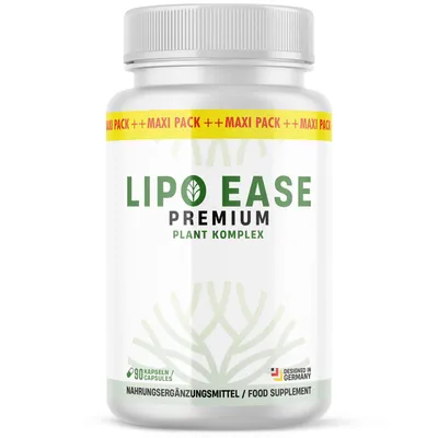 Produktbild von Lipo Ease Premium Kapseln | Ideal begleitend für dein Ziel | für Männer & Frauen | Inhalt 90 Kapseln