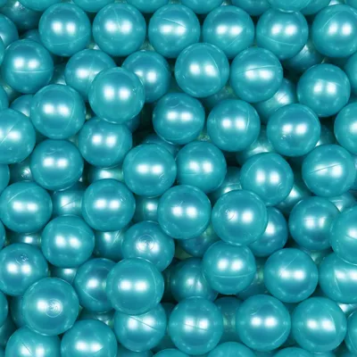 Image de Balles de jeu ø7cm 500pcs turquoise métallique