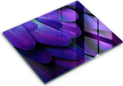 Produktbild von Abdeckung Glas - Küchenabdeckung - 40x52 cm - Abdeckplatte - Neonfedern