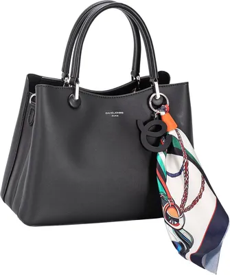 Produktbild von David Jones Handtasche "Adara" aus Kunstleder - Damen - Schwarz