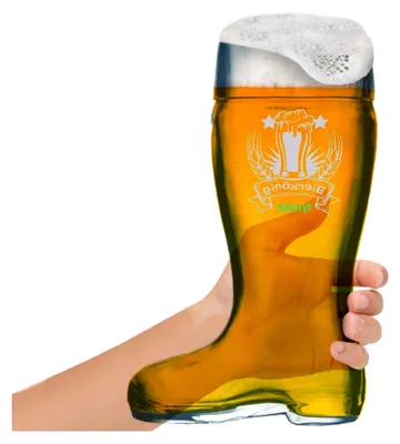 Produktbild von Bierstiefel 1L mit personalisierter Gravur [Name] und [Motiv 05] - MeinGlas