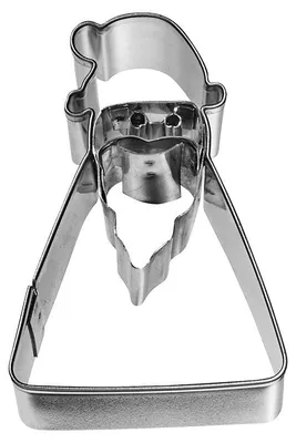 Produktbild von BIRKMANN Ausstechform Weihnachtsmann, geometrisch, 6,5 cm, Edelstahl, mit Innenprägung, 197053