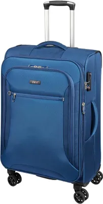 Produktbild von D & N Travel Line 6404 Blau 2-Rollen Trolley S 53 cm