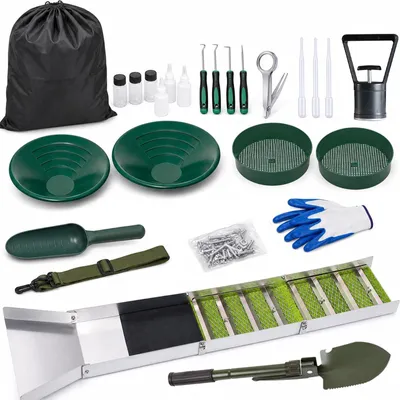 Produktbild von Elzusha – Tragbare Goldwaschschale aus Aluminiumlegierung