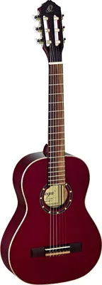 Produktbild von Ortega R121-1/2 Klassische Gitarre - Farbe: weinrot