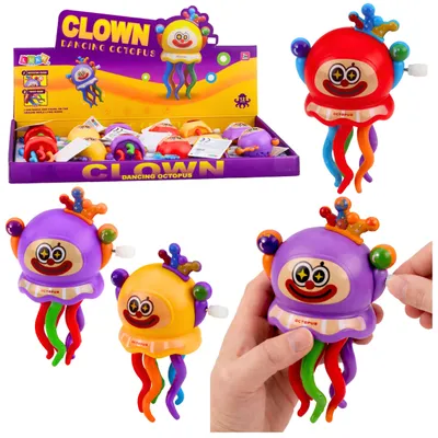 Obrázok produktu pre Klaun chobotnice jazdí a pohybuje chápadlami