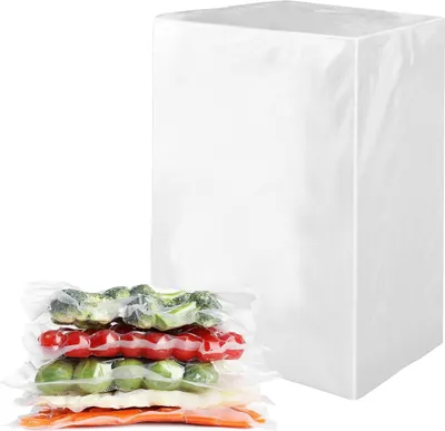 Produktbild von Vakuumbeutel für Lebensmittel, transparenter Frischhaltebeutel aus Kunststoff, druckabsorbierender Plastikbeutel