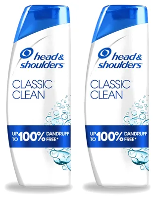Productafbeelding van 2 x Head & Shoulders Shampoo Classic Clean - 400 ml - Voordeelverpakking - 2 stuks