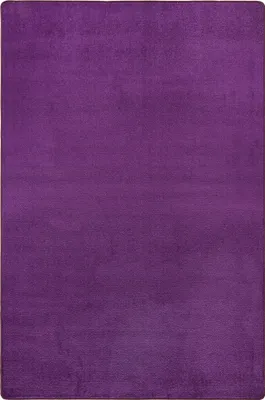 A plain purple rug.