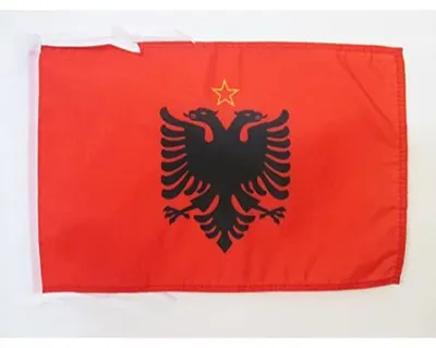 Produktbild von Flagge Albanien 1946-1992 45x30 cm, Socialistiske Folkerepublik, Fahne