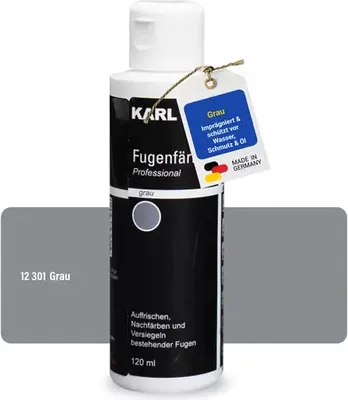 Produktbild von Fugenfärber grau, 120 ml Flasche, Art.-Nr. 12301