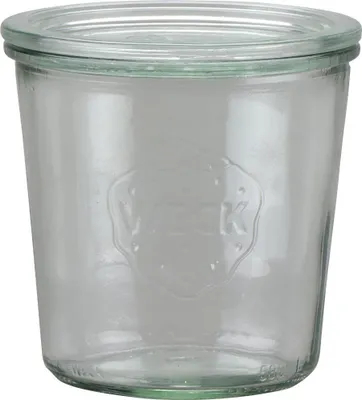 Produktbild von Sturz-Glas "Cucinare" Rundrand 580 ml Weck-Glas, Rundrand-Deckel