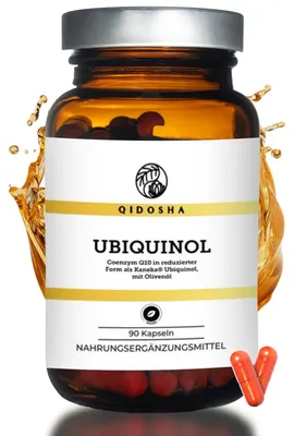 QIDOSHA Kaneka Ubiquinol, 90 Kapseln, 100mg Ubiqui… – Bild 1