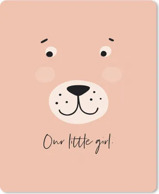 Produktbild von MuchoWow® Mauspad Mousepad Zitate - Baby - Sprichwörter - Unser kleines Mädchen - Kinder - Kinder - Mädchen 19x23 cm - Mousepads - Maus Mat - Pad - Mausunterlage - Mauspads - Spielen