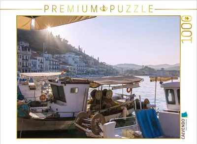 Produktbild von CALVENDO Puzzle Hafenzauber in Gythio | 1000 Teile Lege-Größe 64 × 48 cm Foto-Puzzle für glückliche Stunden